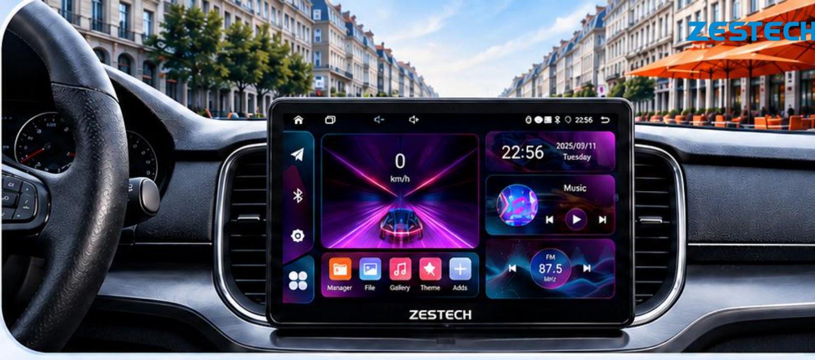 ZT-A34 PX5S: 9-Inch Ultra-Slim Smart Car Multimedia Head Unit for Europe