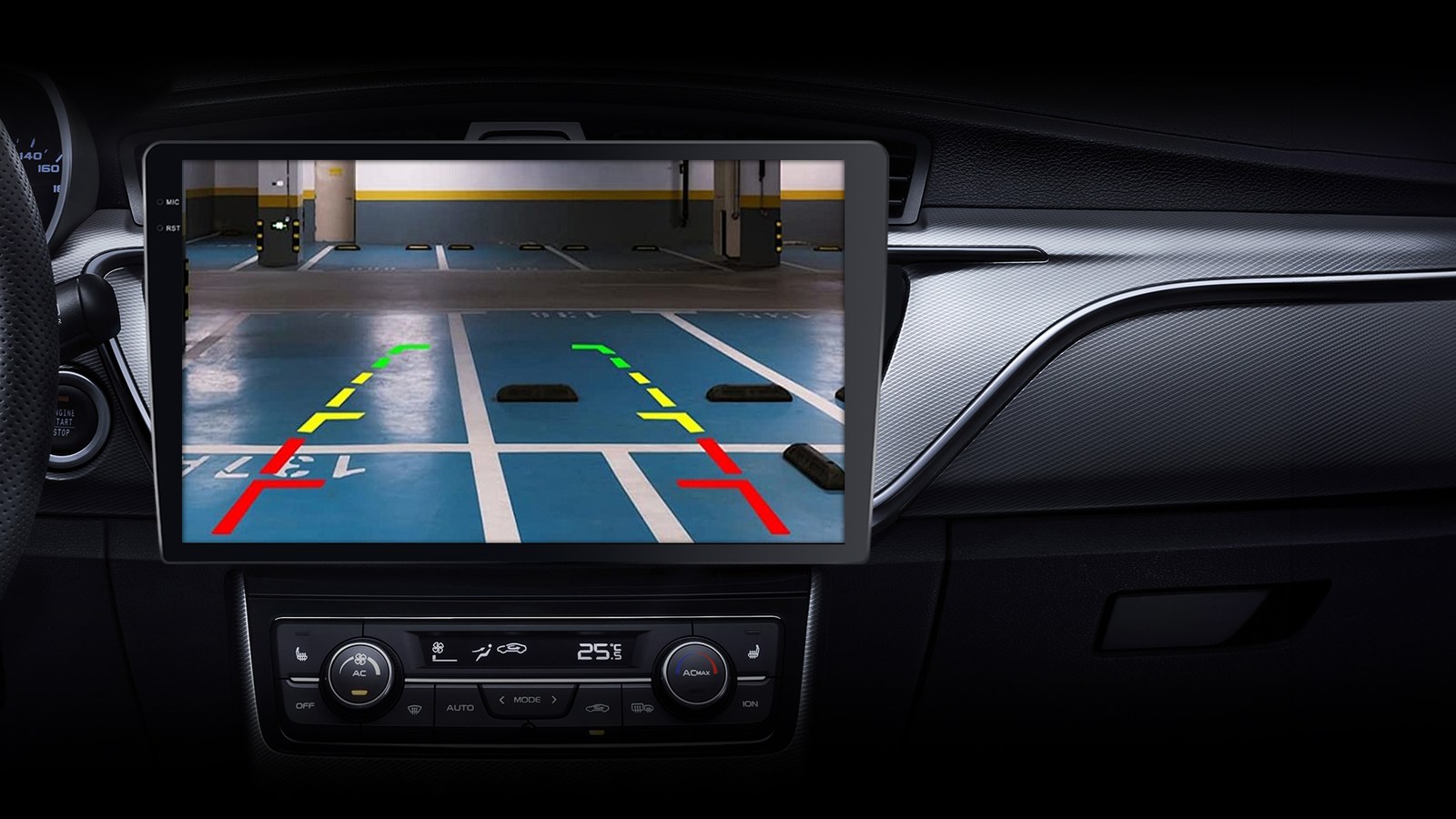 ZT-A88 rear-view camera input supporting AHD, TVI and CVBS formats