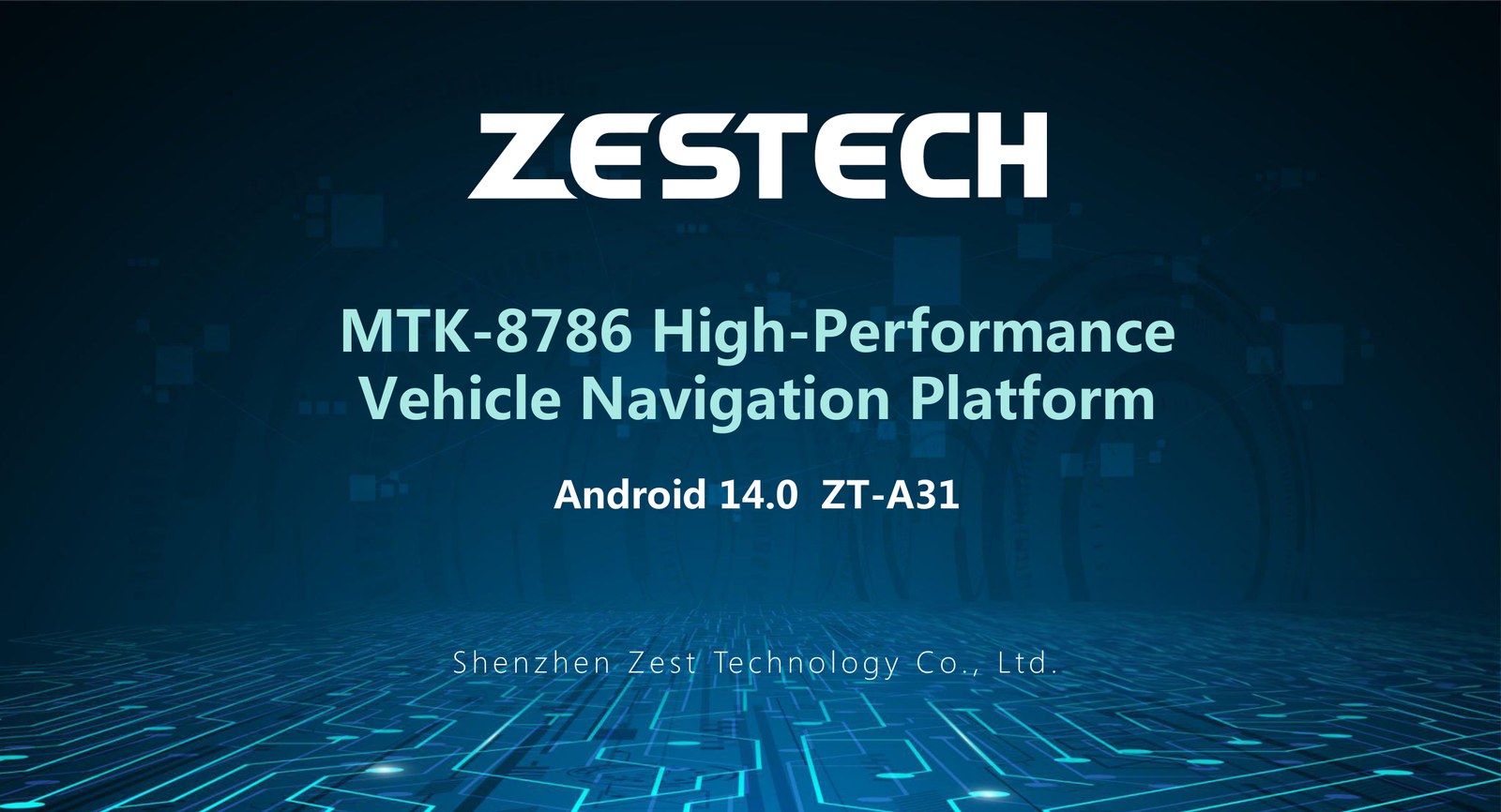 ZESTECH ZT-A31 MTK8786 Android 14 car multimedia head unit