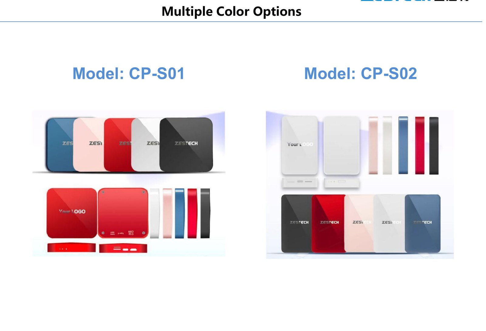 CP-S01 and CP-S02 color options
