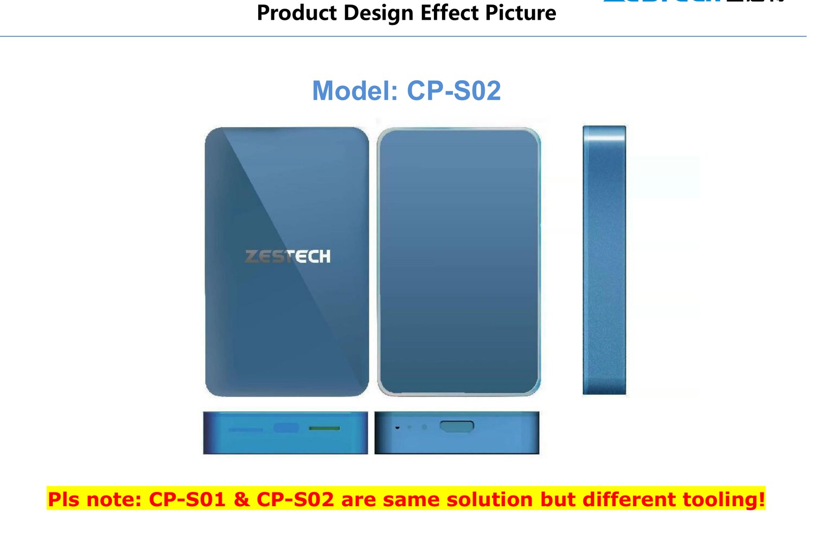 ZESTECH CP-S02 product design